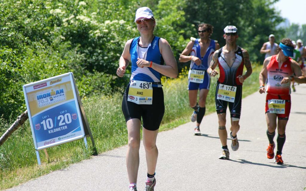 Anke beim Ironman 70.3 St. Pölten 2011