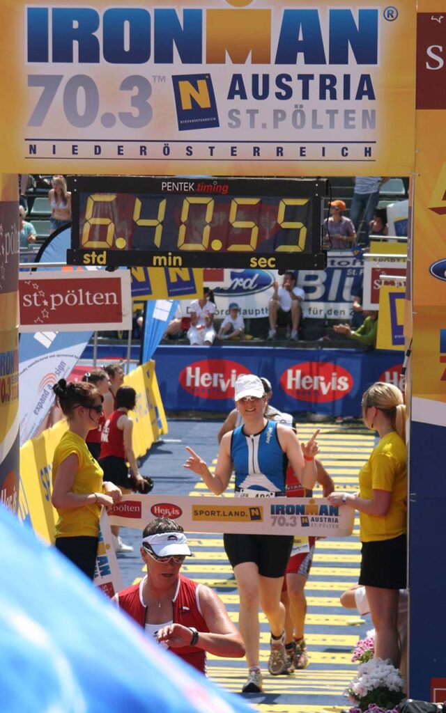 Anke beim Ironman 70.3 St. Pölten 2011