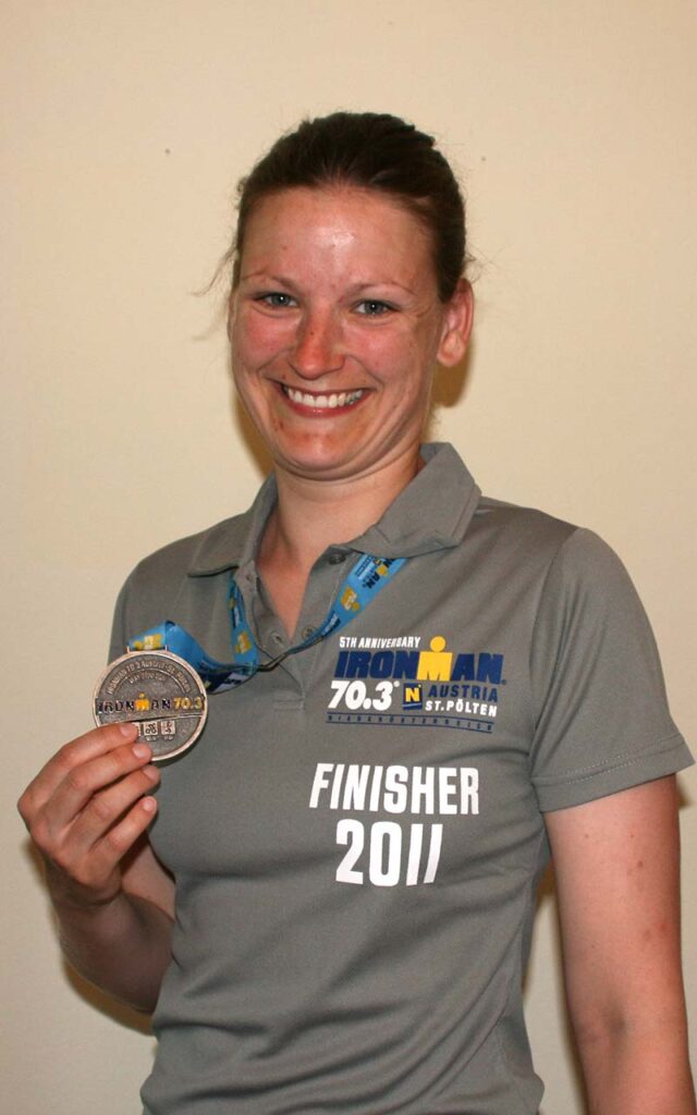 Anke beim Ironman 70.3 St. Pölten 2011