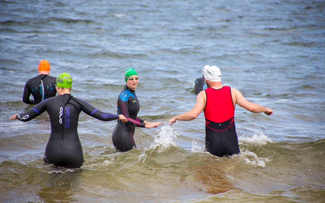 Freiwasserschwimmen Training