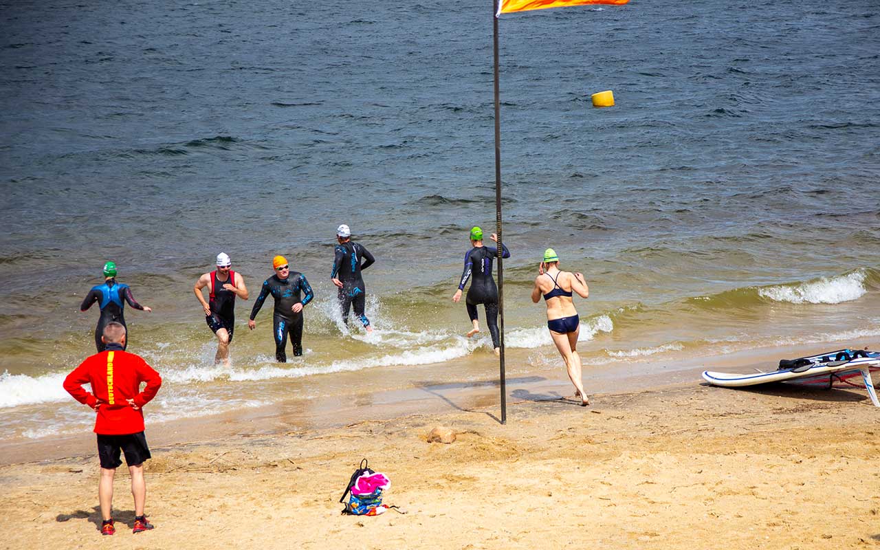 Freiwasserschwimmen Training