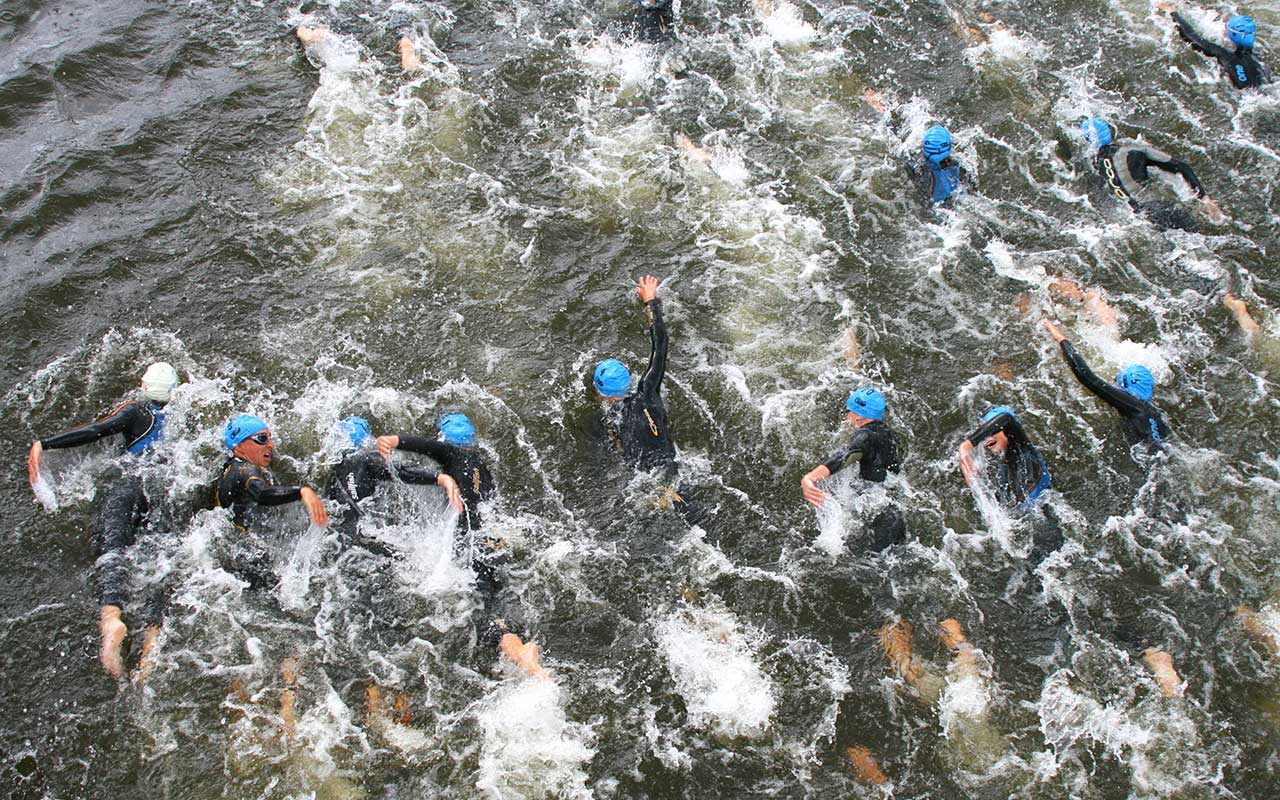 Triathlon Schwimmen, DM Grimma 2011