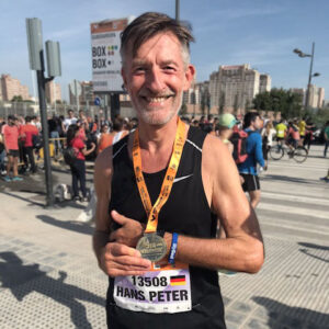 Hans-Peter Halbmarathon, persönliche Bestzeit